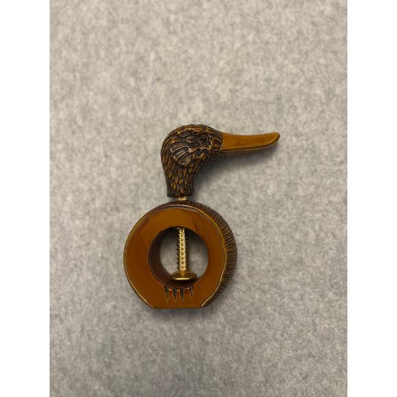 Stampealari Nutcracker Breaker Duck Head Molded Wood Effect Threaded Screw‎ - Picture 6 of 13